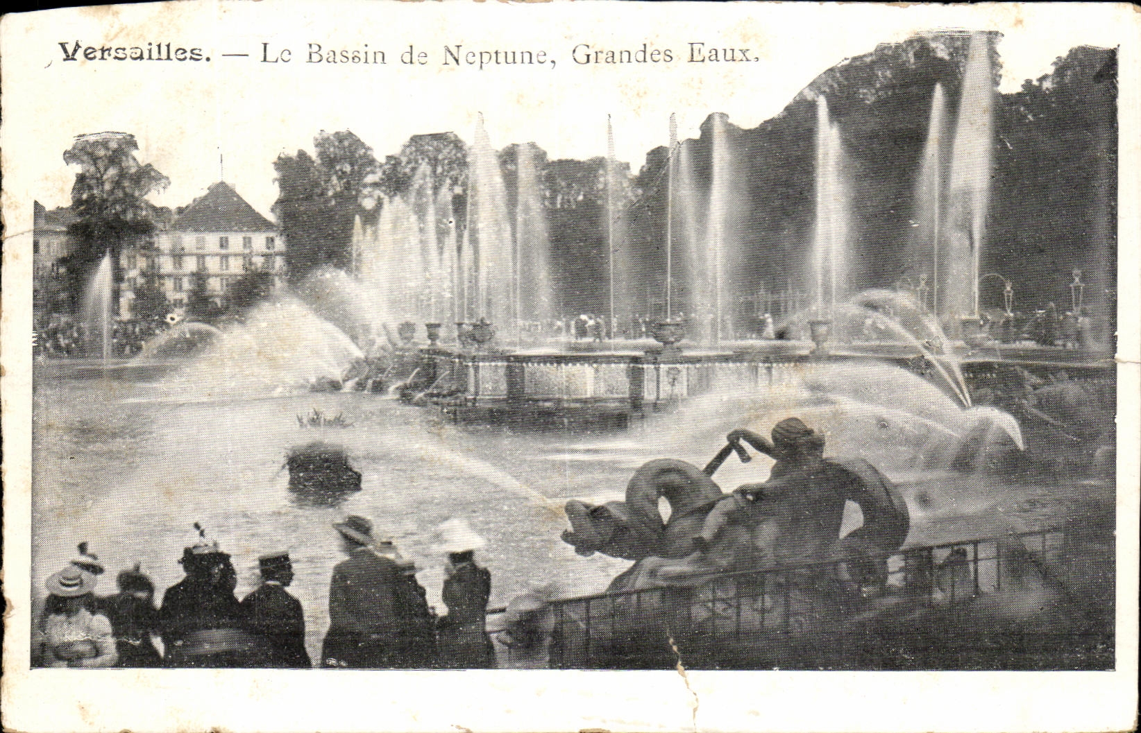 CPA Versailles Le Bassin de Neptune Grandes Eaux