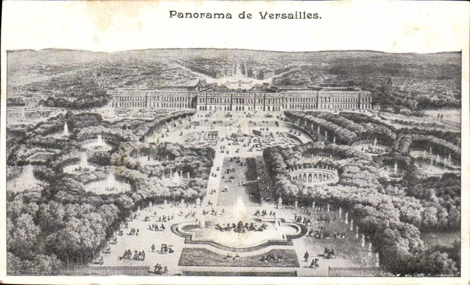 CPA Panorama De Versailles 