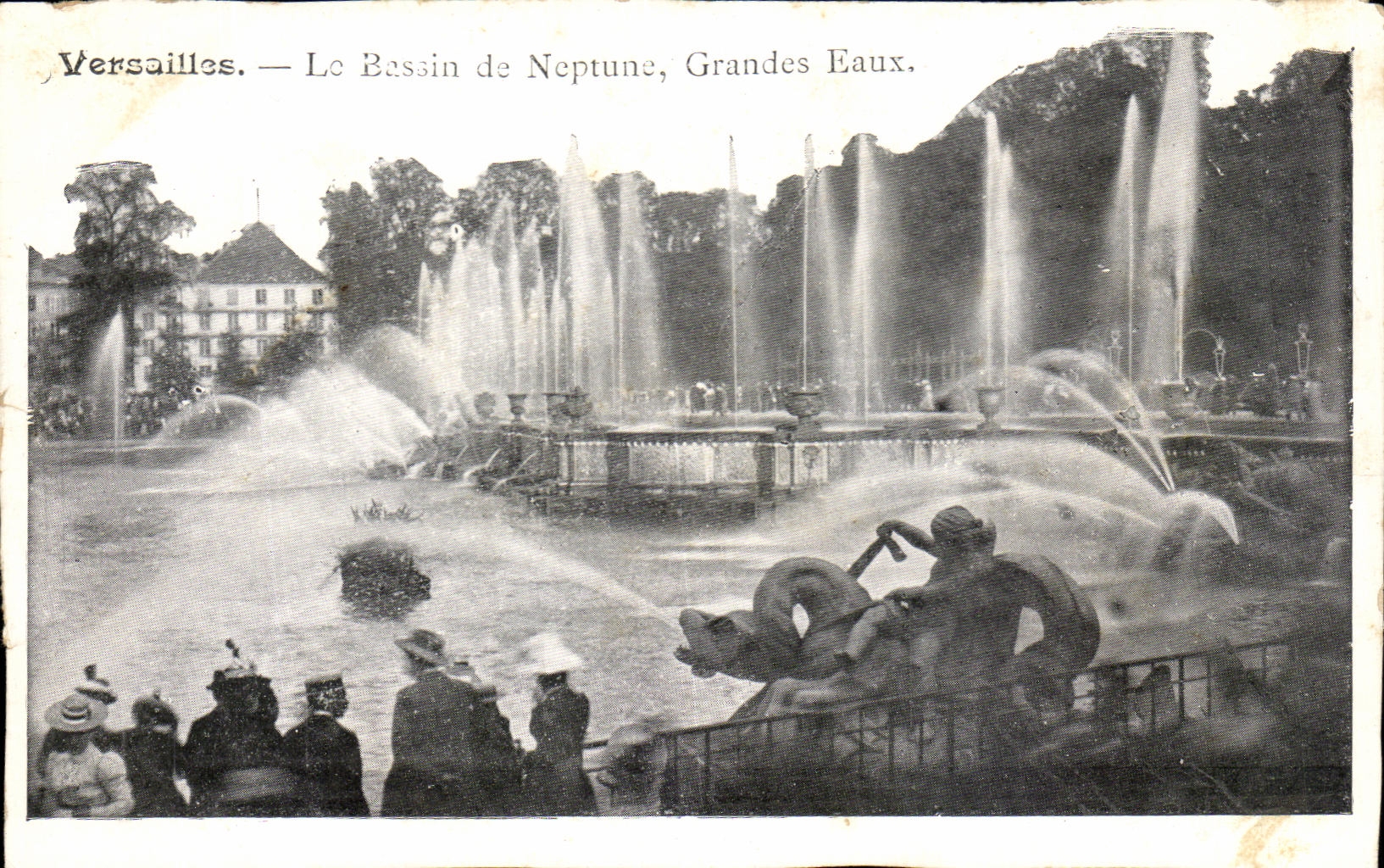CPA Versailles Le Bassin de Neptune Grandes Eaux