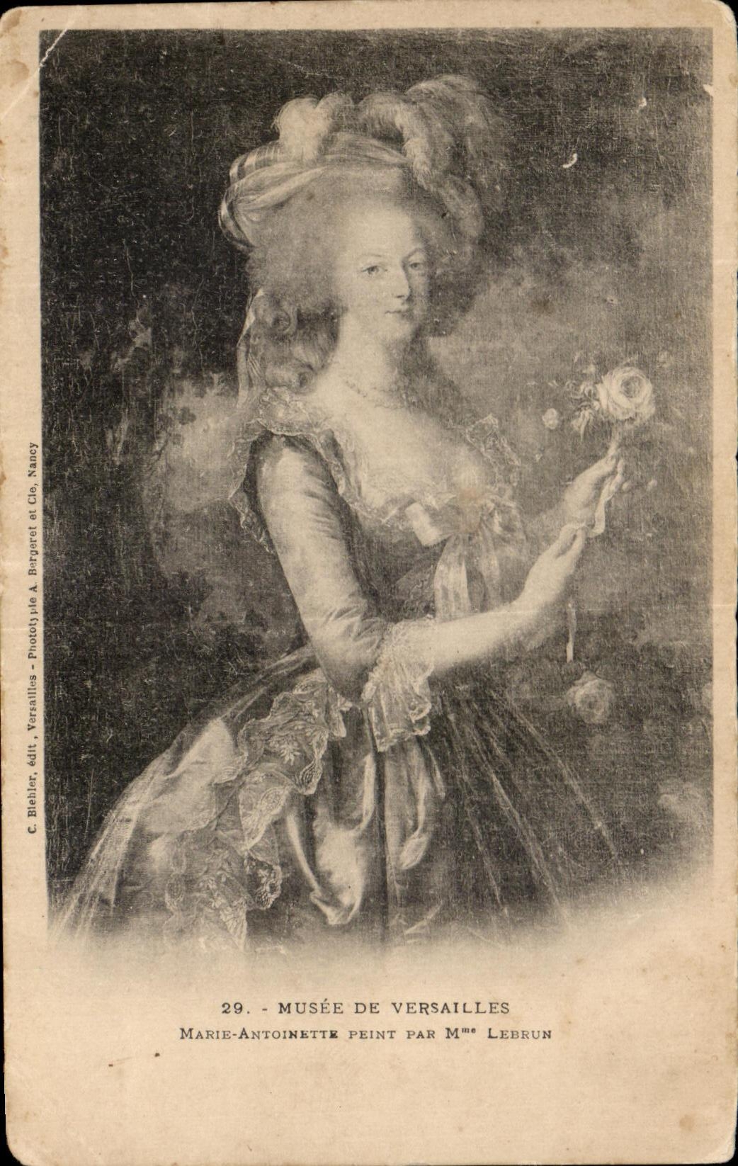 CPA Musee De Versailles Marie Antoinette Peint Par Lebrun