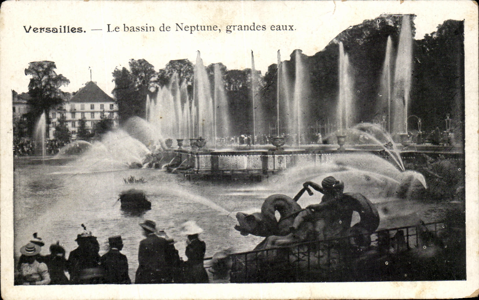 CPA Versailles Le Bassin de Neptune Grandes Eaux