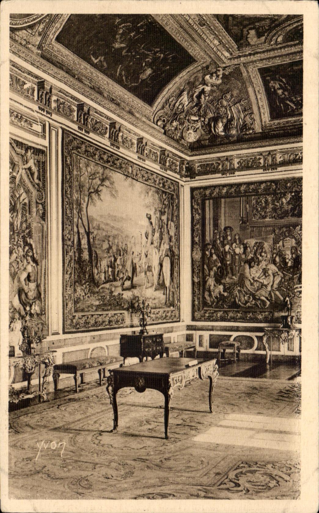 CPA Splendeurs Et Charmes De Verseilles Table de la Signature du Traite de Paix Juin 1919