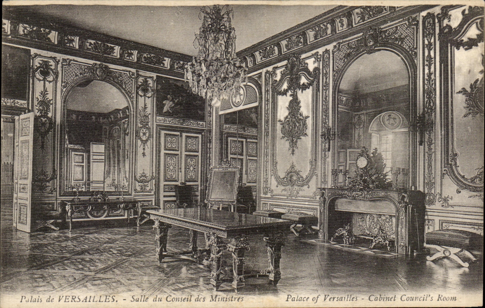 CPA Palais de Versailles Salle du Conseil des Ministres 