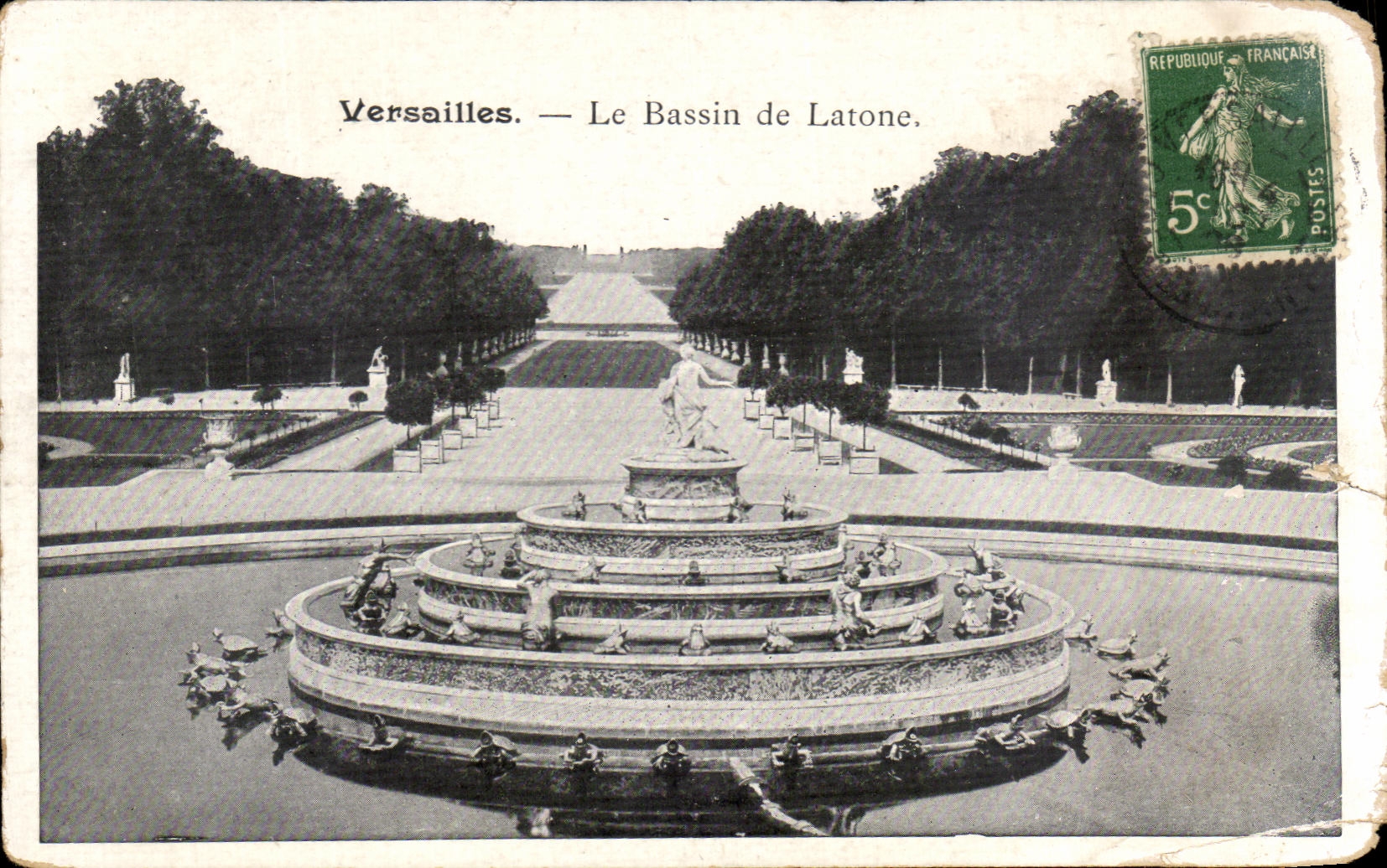 CPA Versailles Le Bassin de Latone