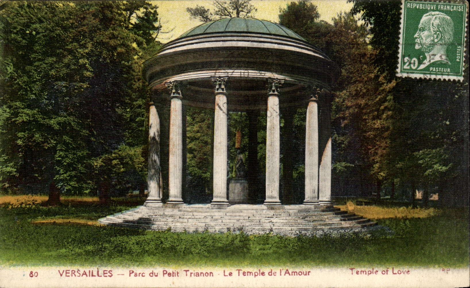 CPA Versailles Parc Du Petit Trianon Le Temple de l'Amour