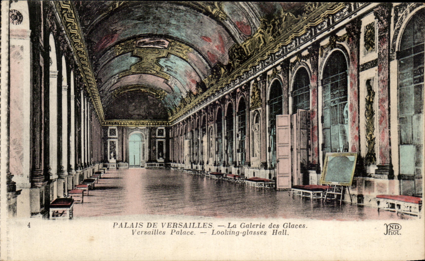 CPA Palais de Versailles la Galerie des Glaces