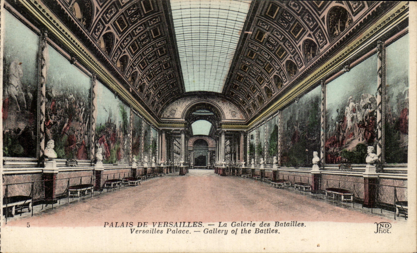 CPA Palais De Versailles La Galerie des Batailles 