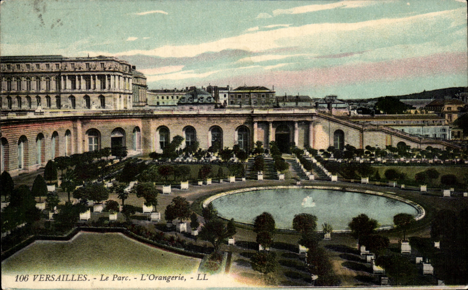CPA Versailles Le Parc L'Orangerie