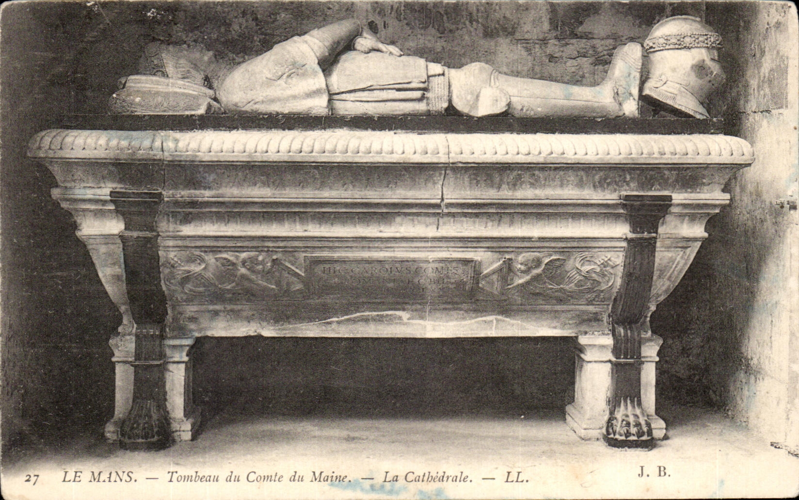 CPA Mans Tomb of the Count of Maine the Cathedral