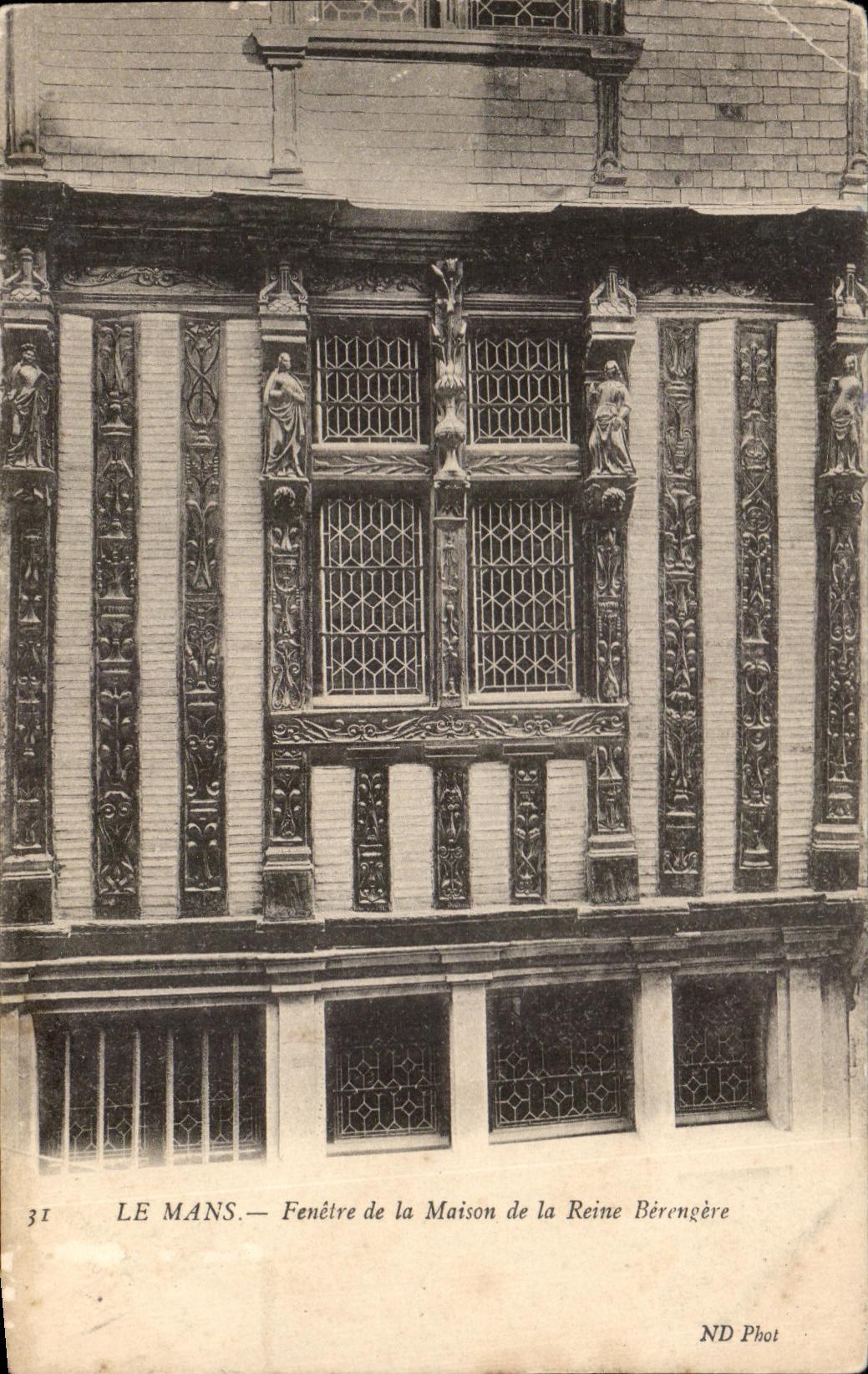 CPA Mans Fenestrates House of the Berrengere Queen