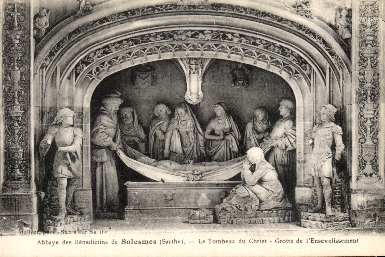 CPA Abbey of the Benedictines of Solesmes the Tomb of Christ Cave of the Burial