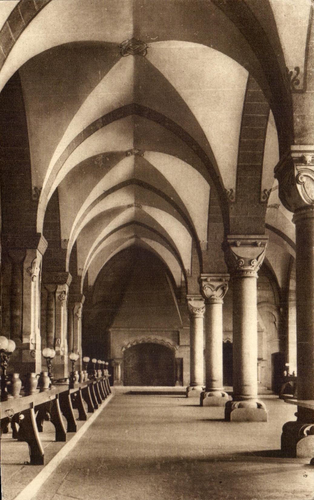 CPA the Abbey of Solesmes the Refectory