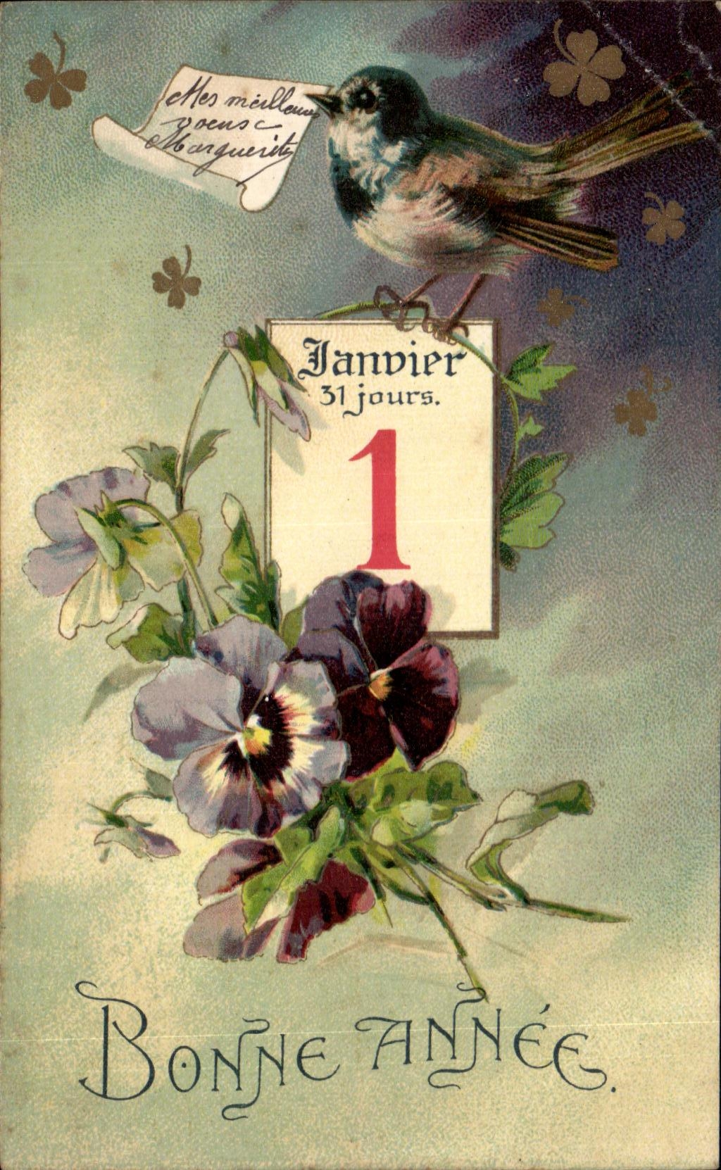 La fantasia de CPA florece el pajaro