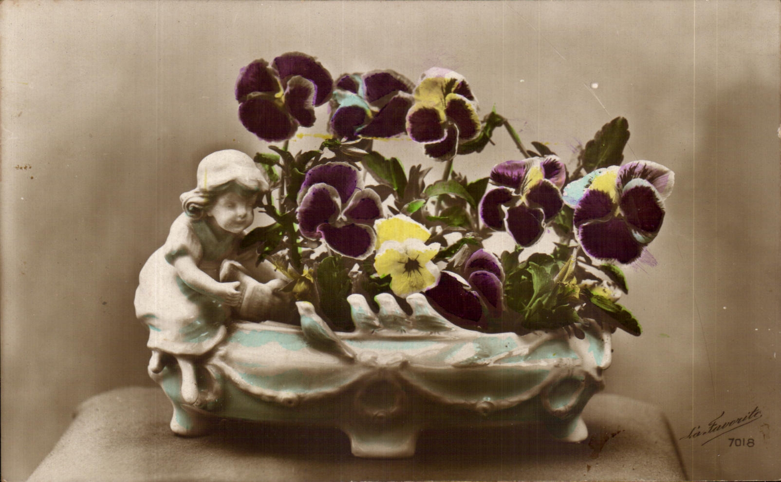 Flores de Santon de la fantasia de CPA