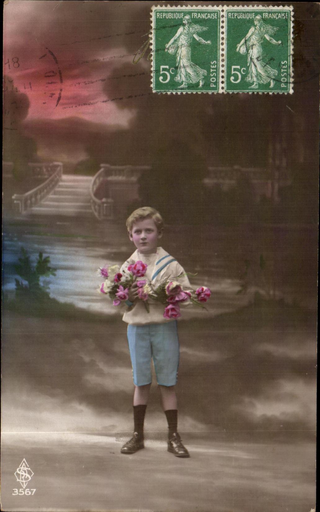 Muchacho del nino de la fantasia de CPA