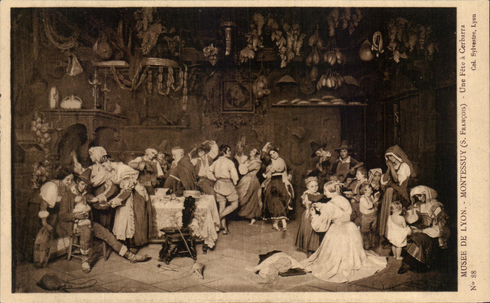 CPA Musee Of Lyon Montessuy a Festival has Cerbarra