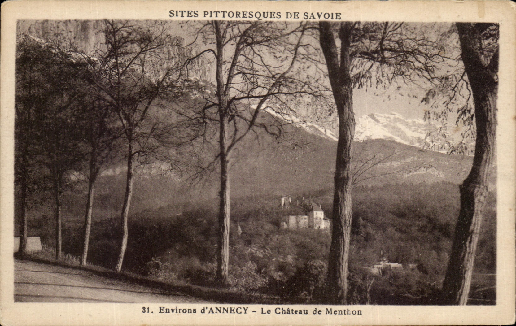CPA Surroundings of Annecy the Castle of Menthon