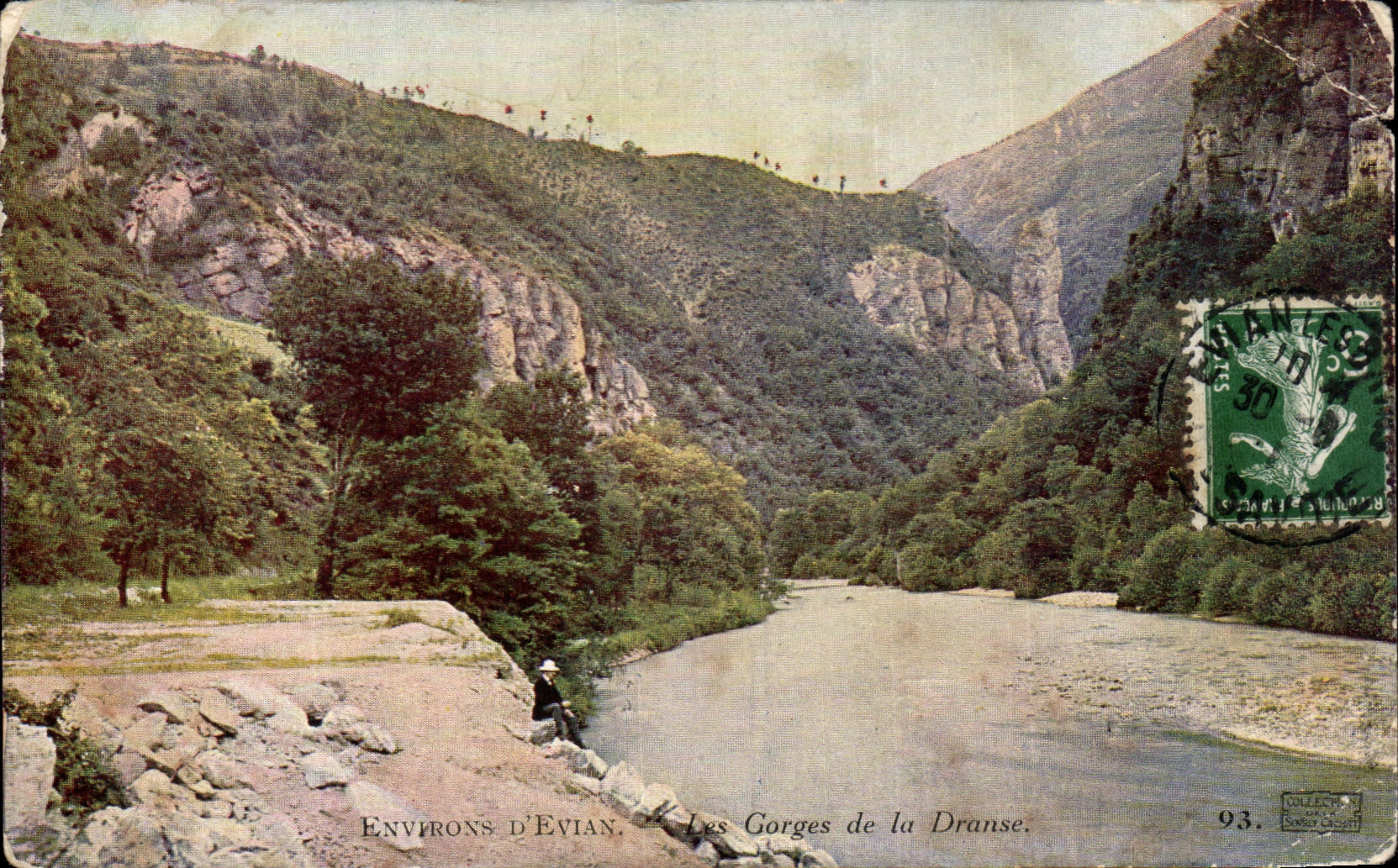 CPA Surroundings D' Evian Falls of Dranse