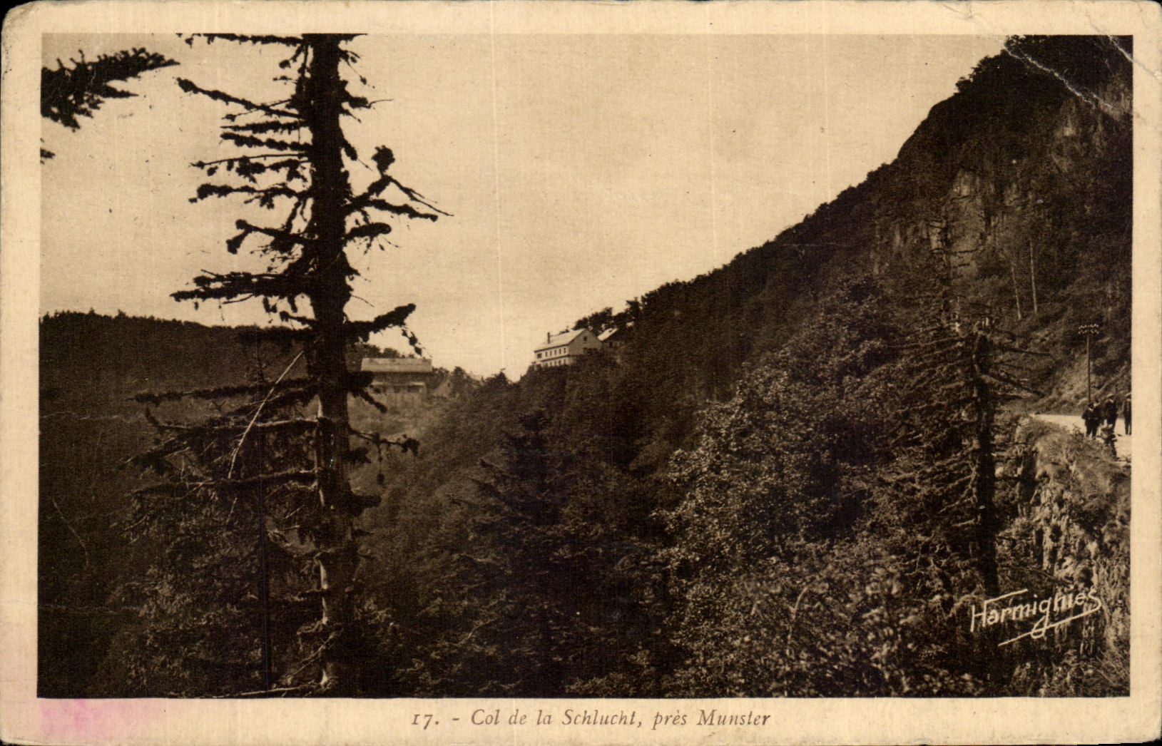 CPA Collar of Schlucht Close Munster