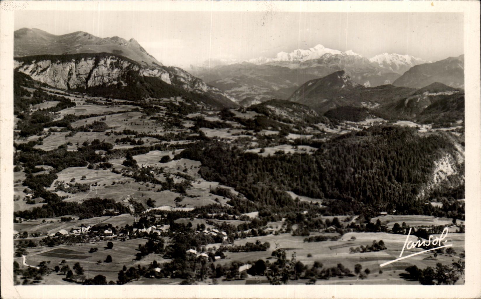 CPA Onnion View and the Mount Blanc