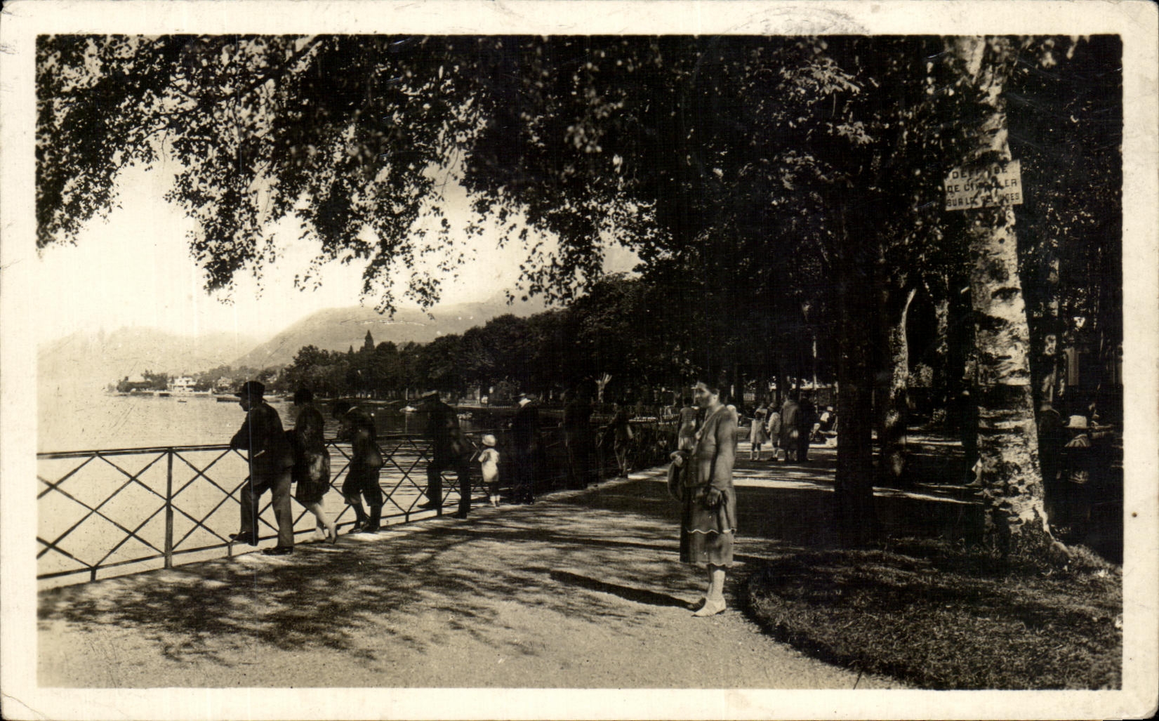 CPA Evian Les Bains Edges of Leman and the Park