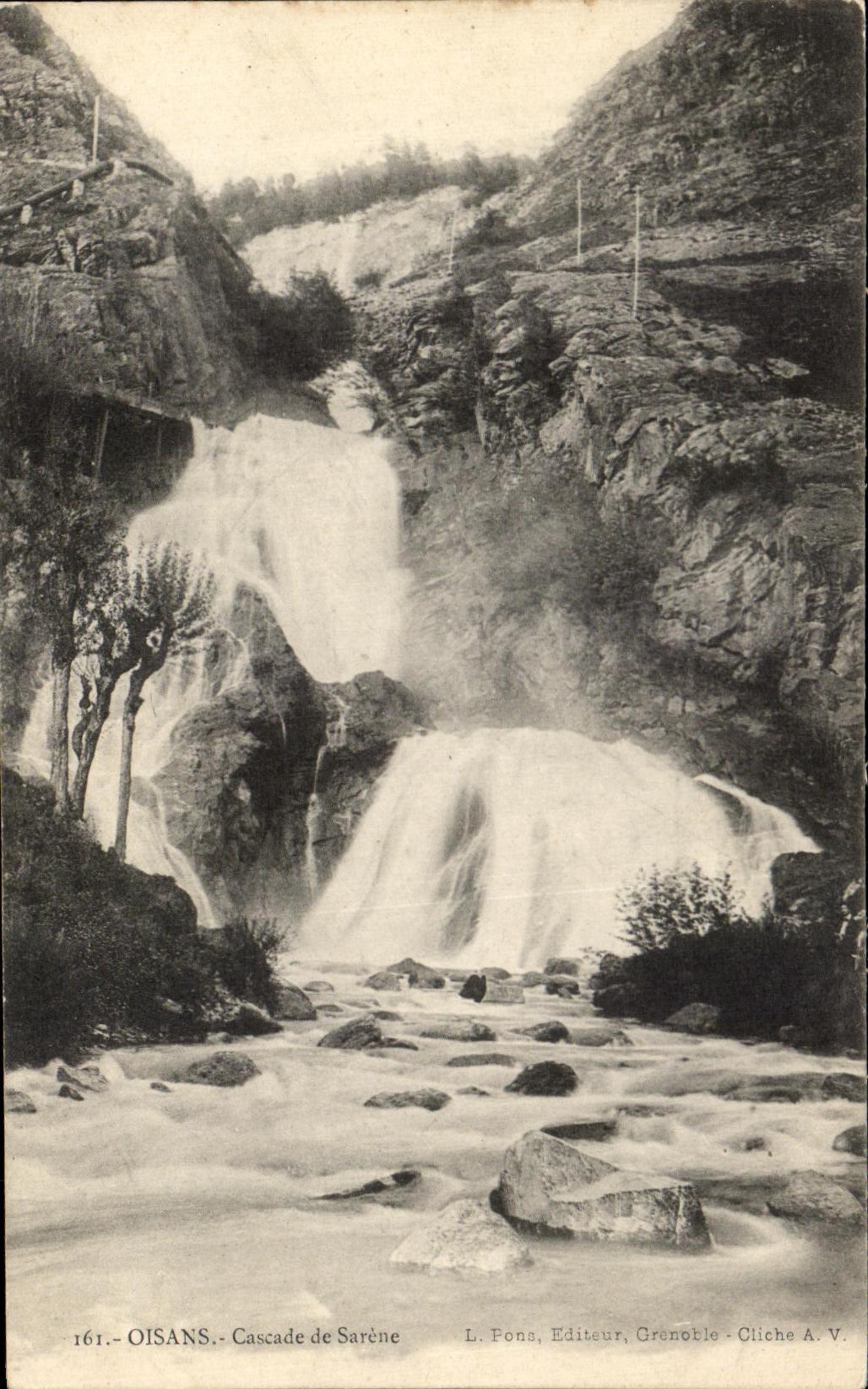 CPA Oisans Cascades of Sarene