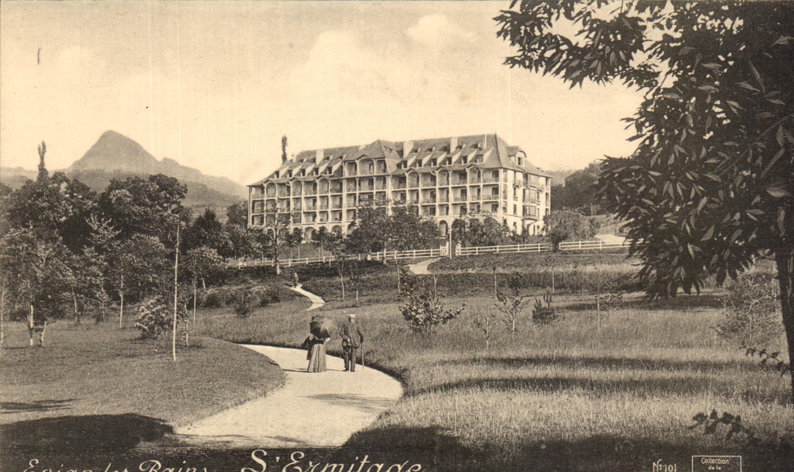 CPA Evian Les Bains the Hermitage