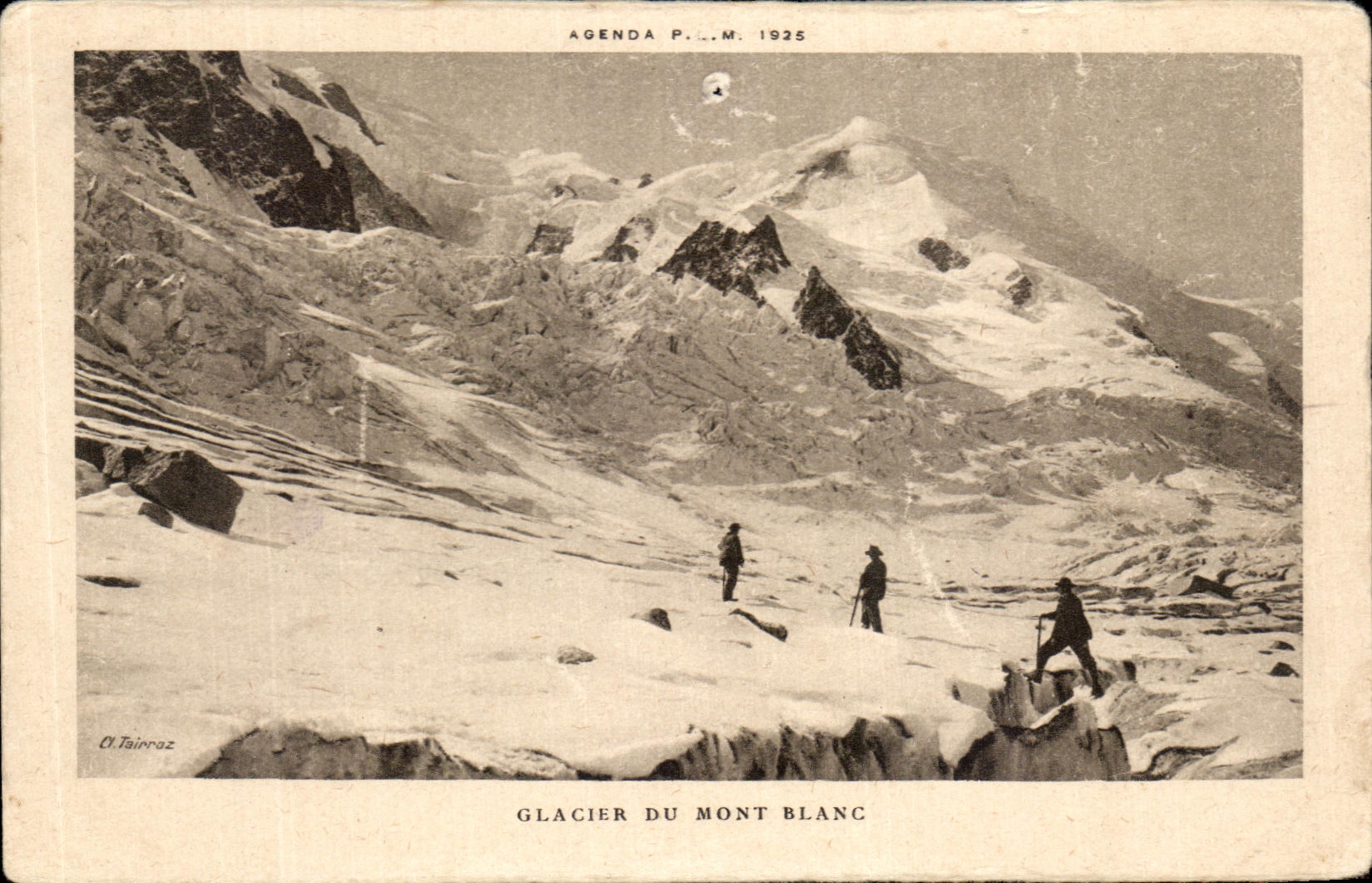 CPA Glacier Of Mont Blanc