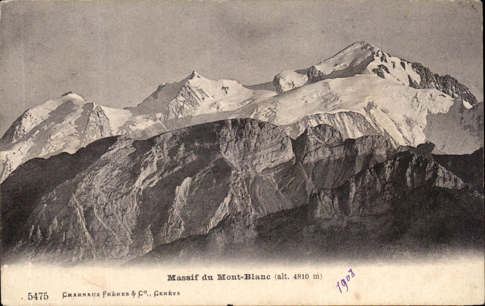 CPA Mountain of the Mount Blanc