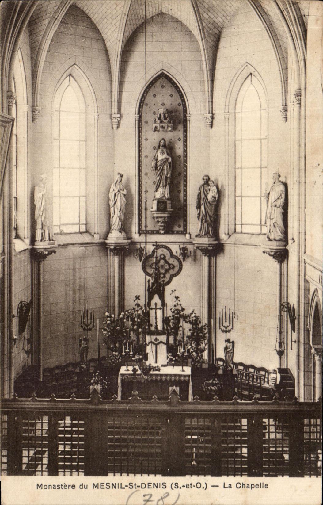 CPA Monastery of Mesnil St Denis La Chapelle