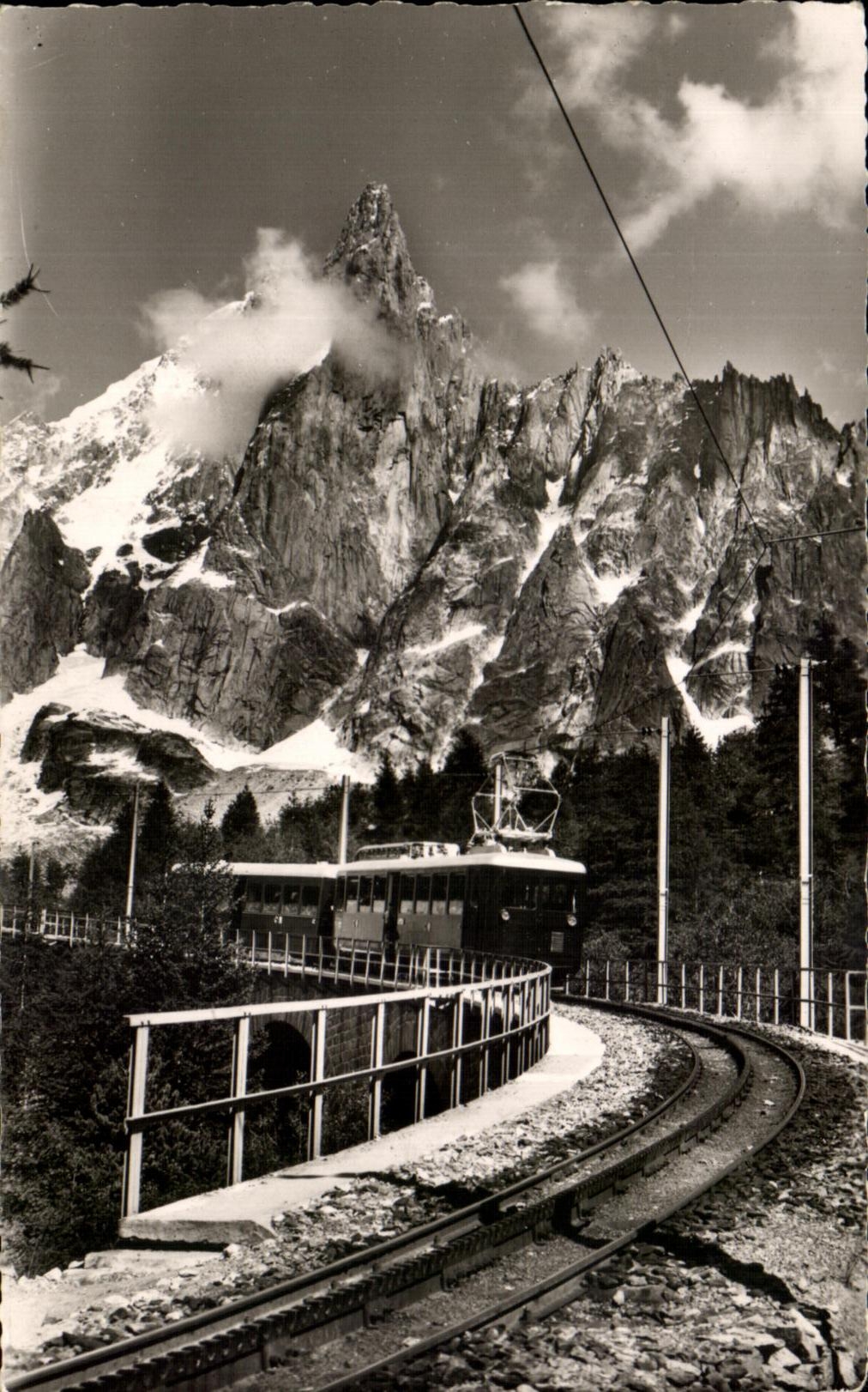 CPA Chamonix Mont Blanc Railroad of the Sea of Ice