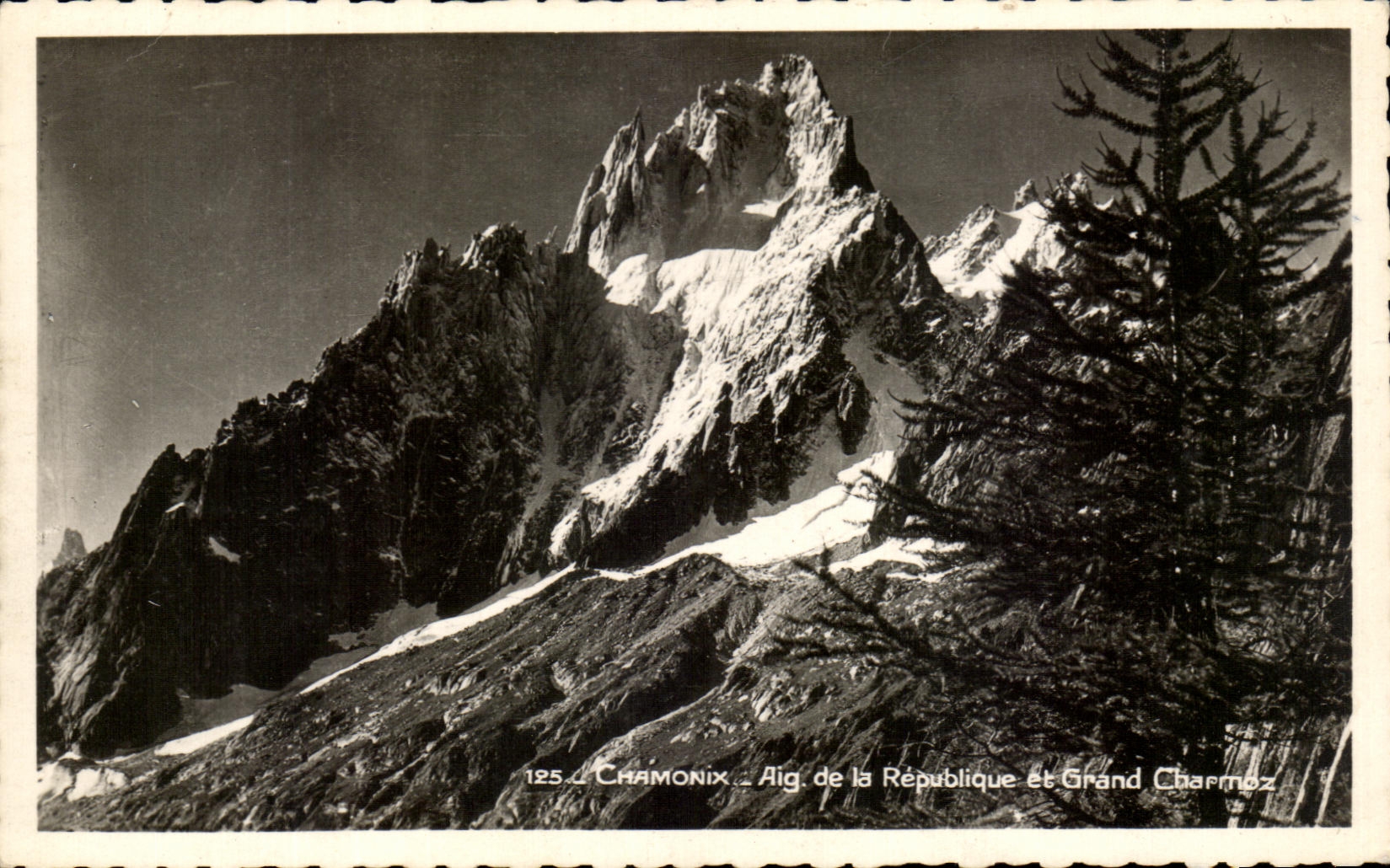 CPA Chamonix Aig of the Republic and Large Charmoz