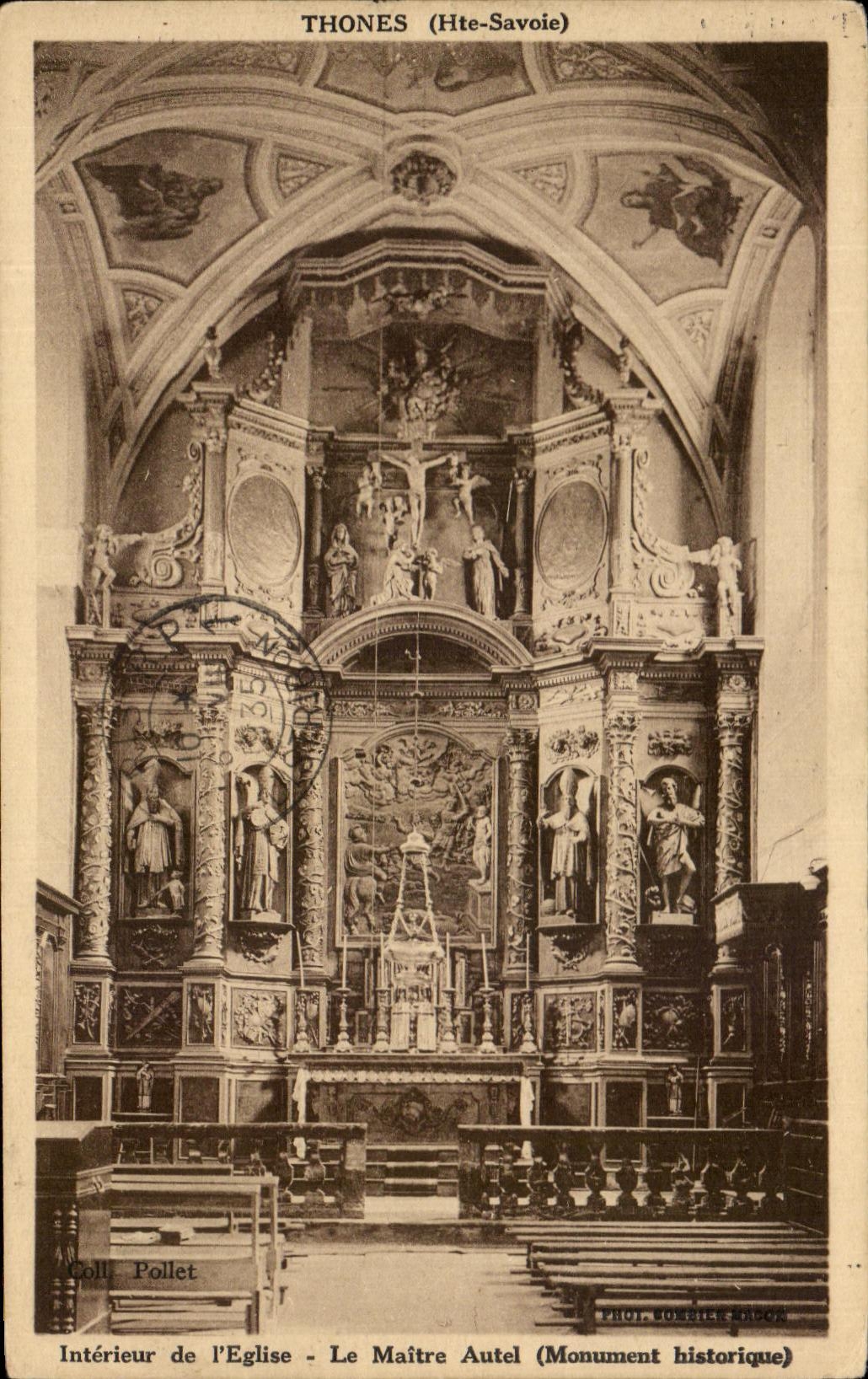 CPA Interior Thones of the Church the Master Furnace bridge