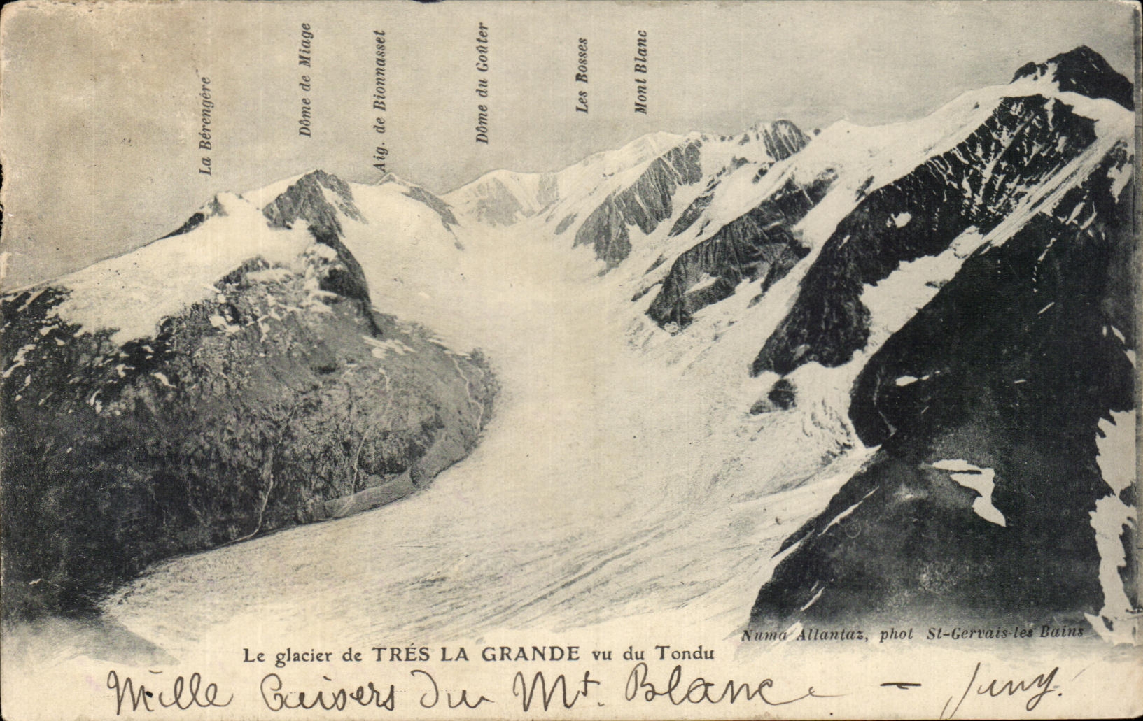 CPA the glacier of Very the Large one seen Mowed