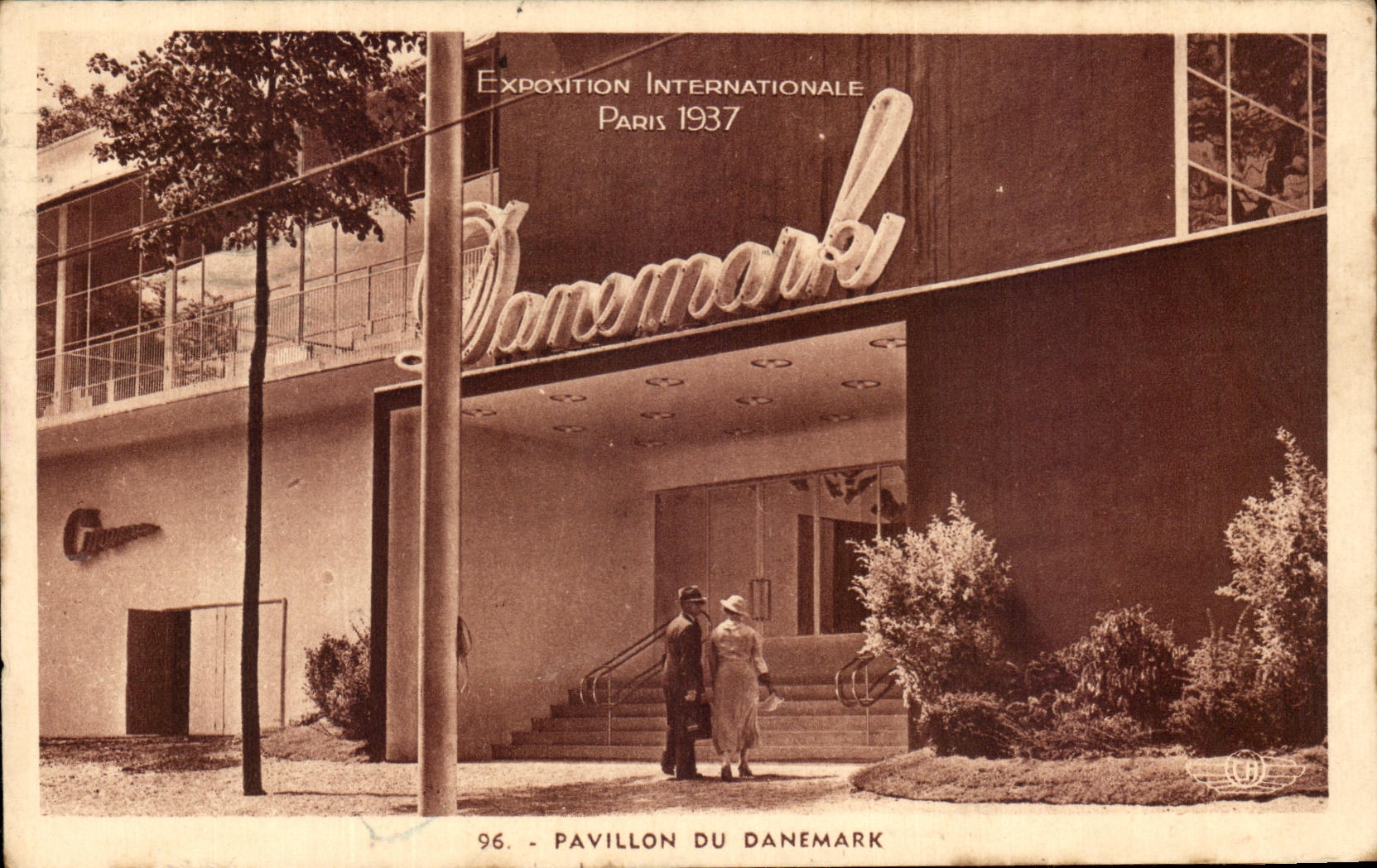 CPA Fair International Paris 1937 house Of Denmark