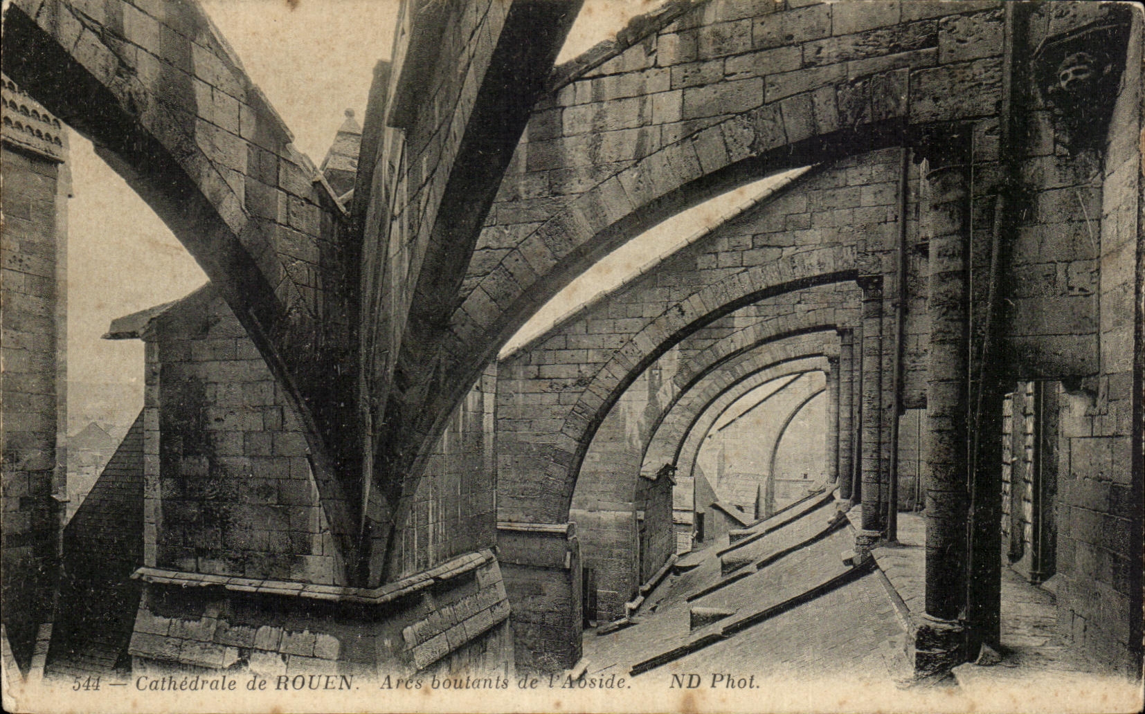 CPA Cathedrate Of Rouen Arcs Paring Of the apse