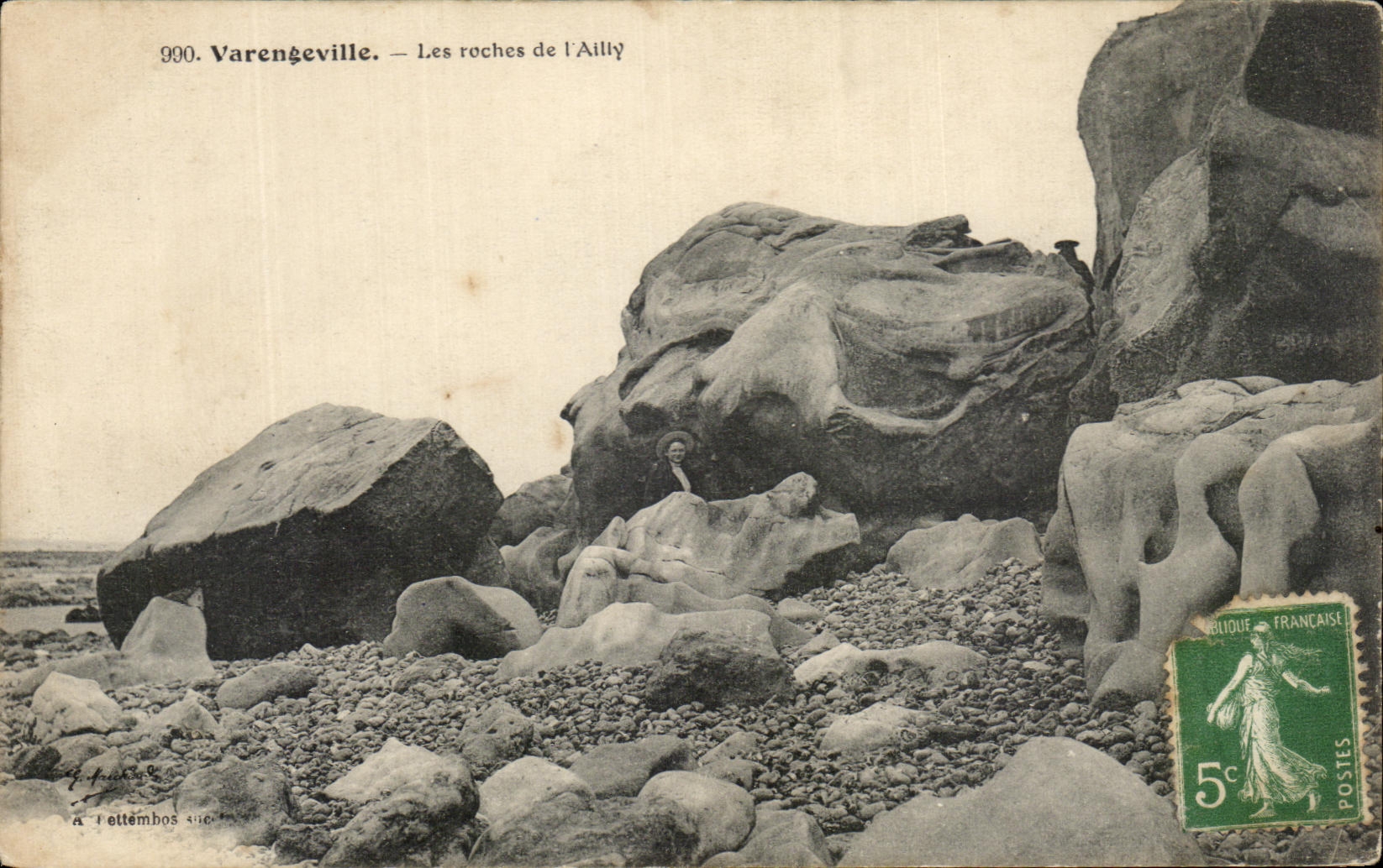 CPA Varengeville Rocks Of the ailly