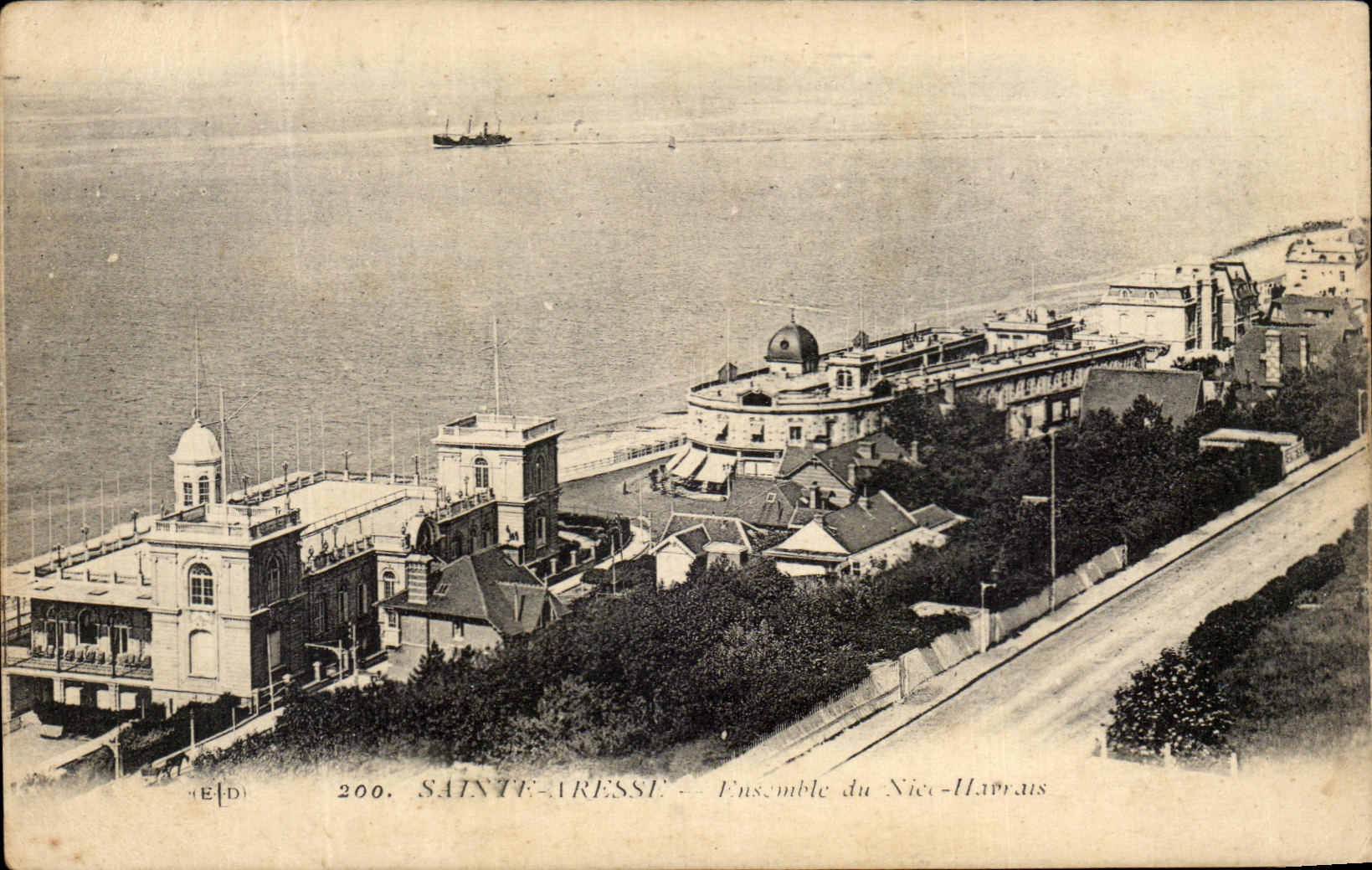 CPA Sainte Address Together of Nice Havrais