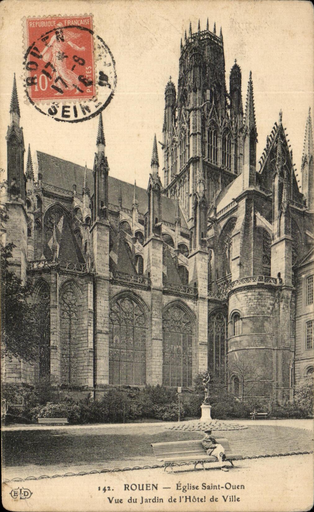 CPA Rouen Church Saint Ouen