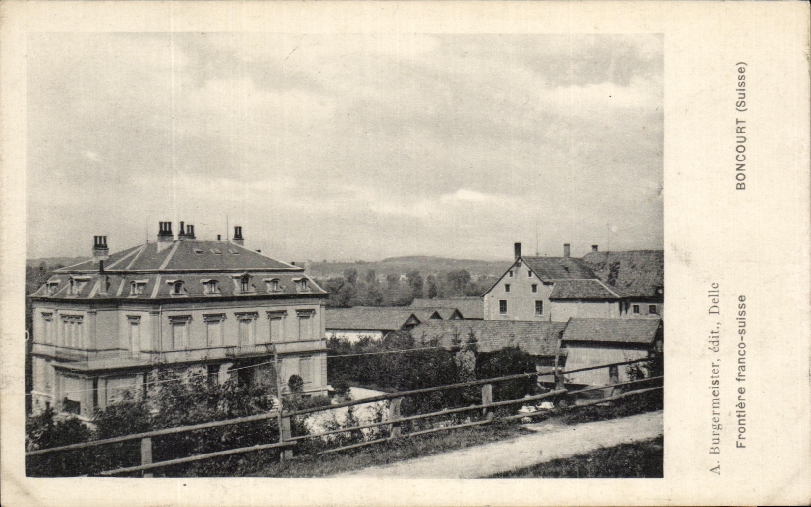 CPA Boncourt Frontiere franco suisse