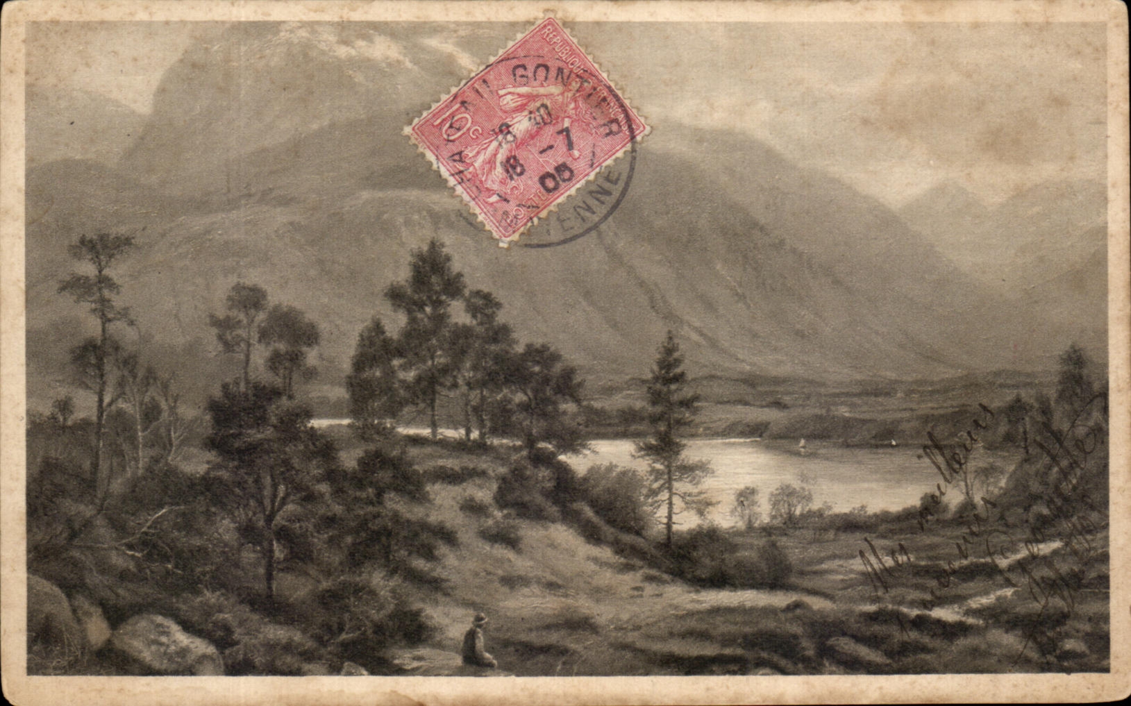 Paisaje de la fantasia de CPA