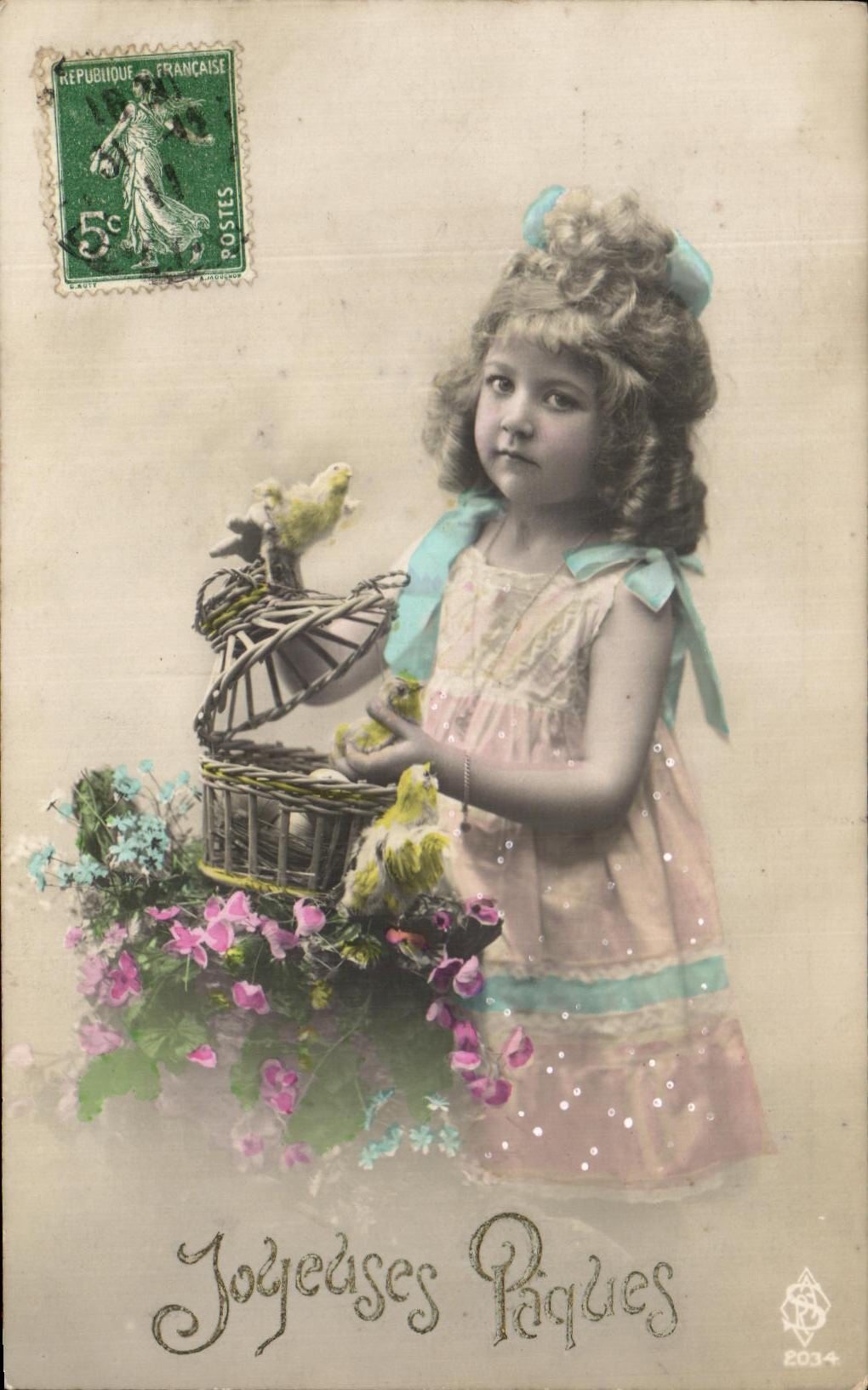 CPA Fantasy Child Easter Chick