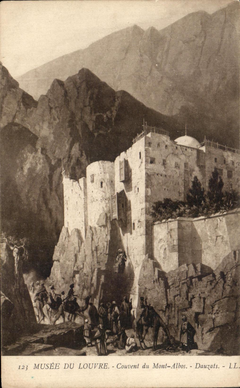 CPA Musee du Louvre Paris Couvent du Mont Albos dauzats 