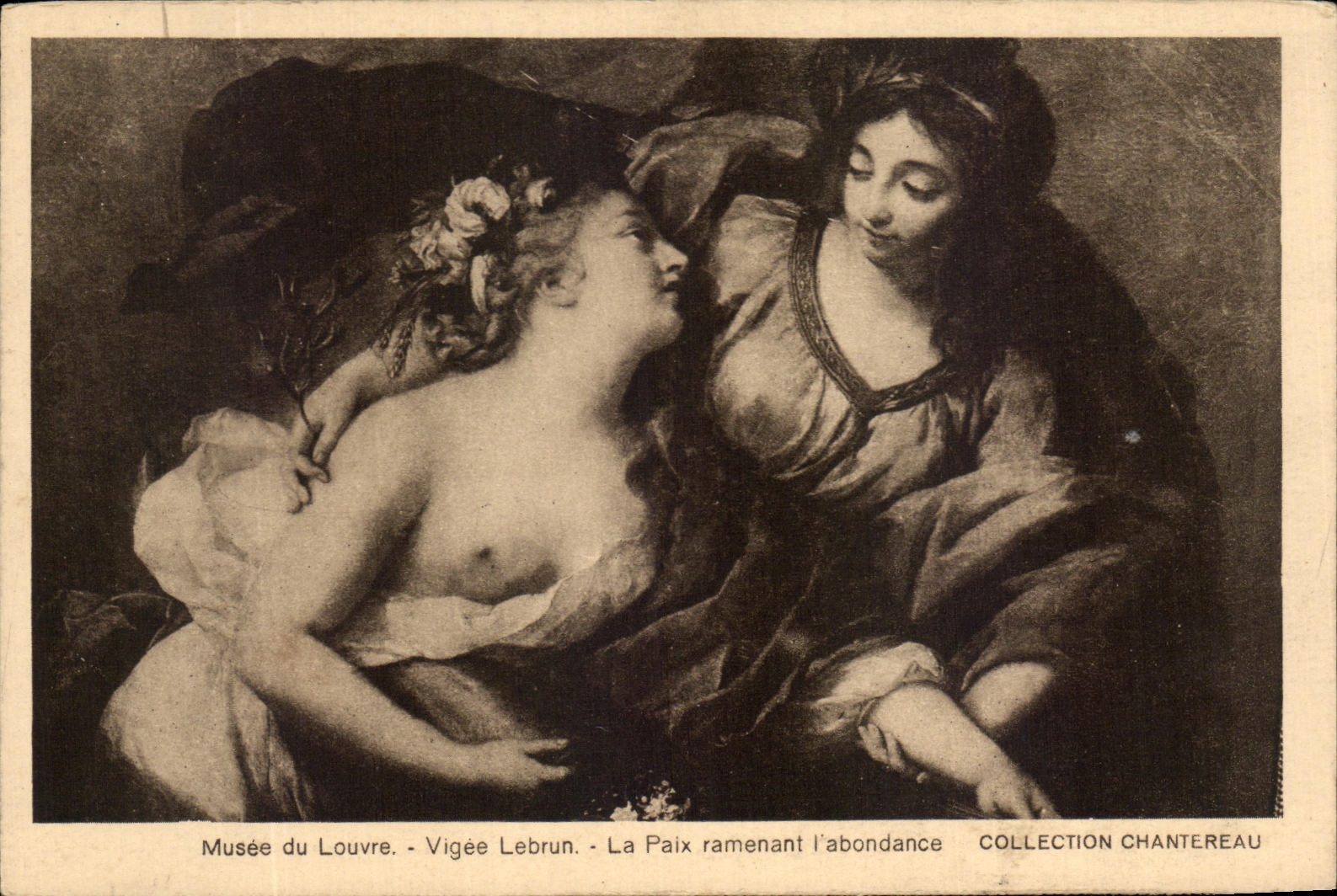 CPA Musee du Louvre Vigee Lebrun La paix ramenant l'abondance Chantereau