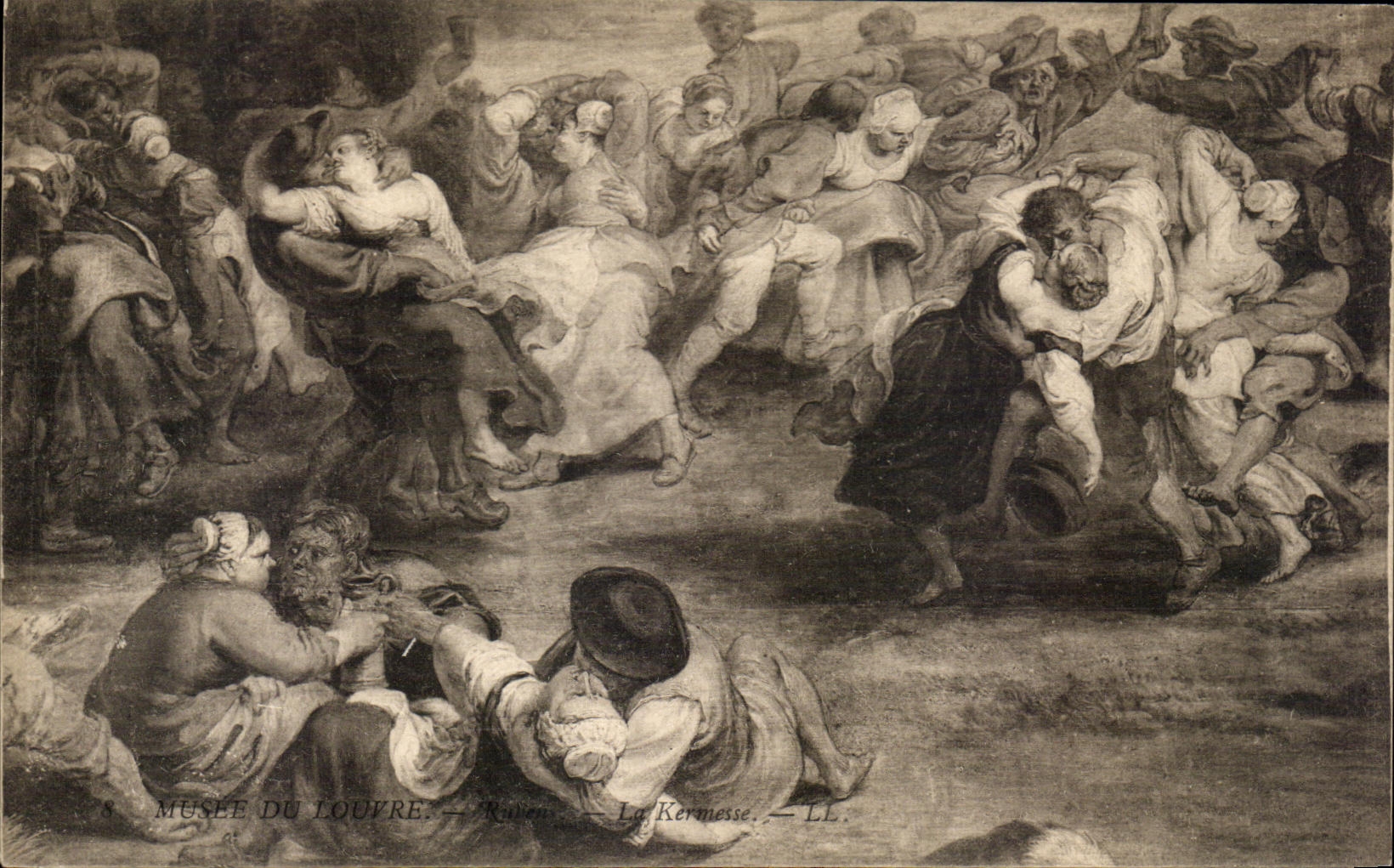 CPA Musee du Louvre Rubens la kermesse