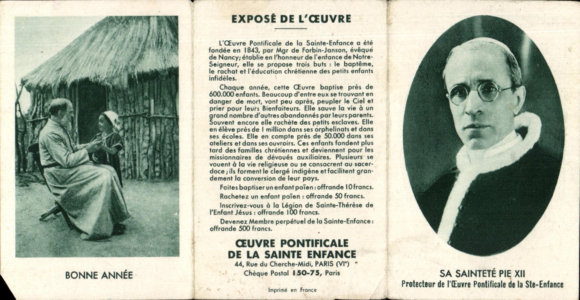 Calendar 1949Sa Pie XII holiness