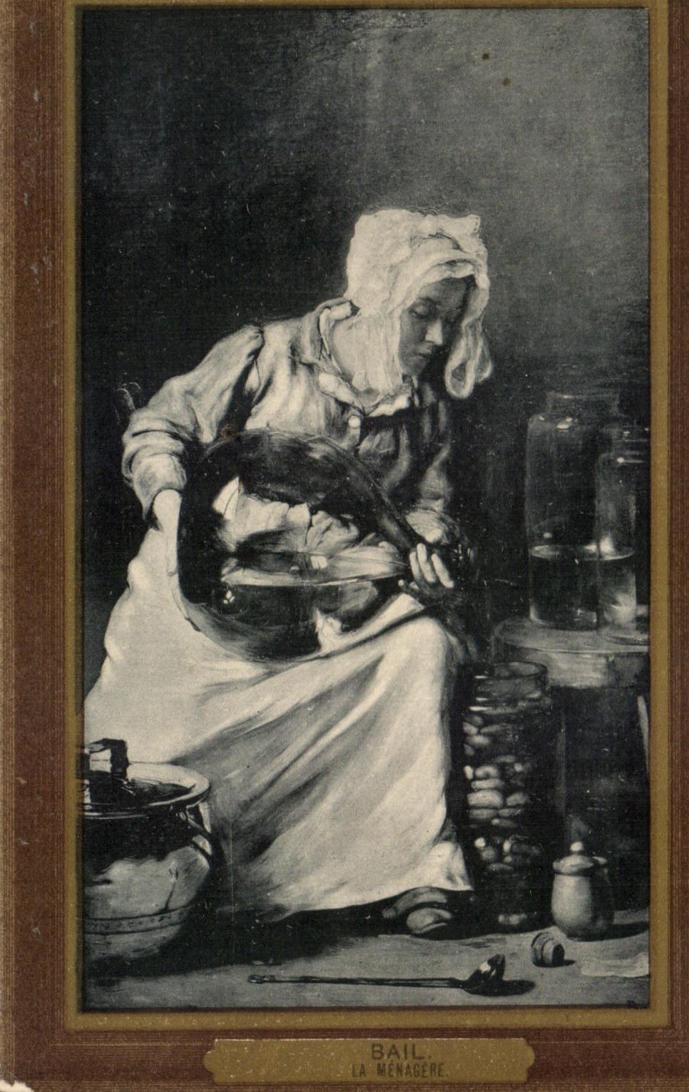 CPA Fantaisie Bail La menagere