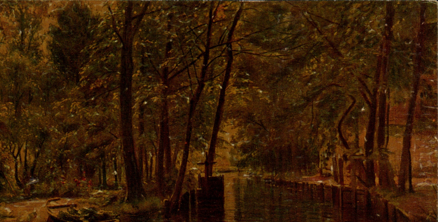 Fantasia de CPA Moras debajo de la madera y del rio