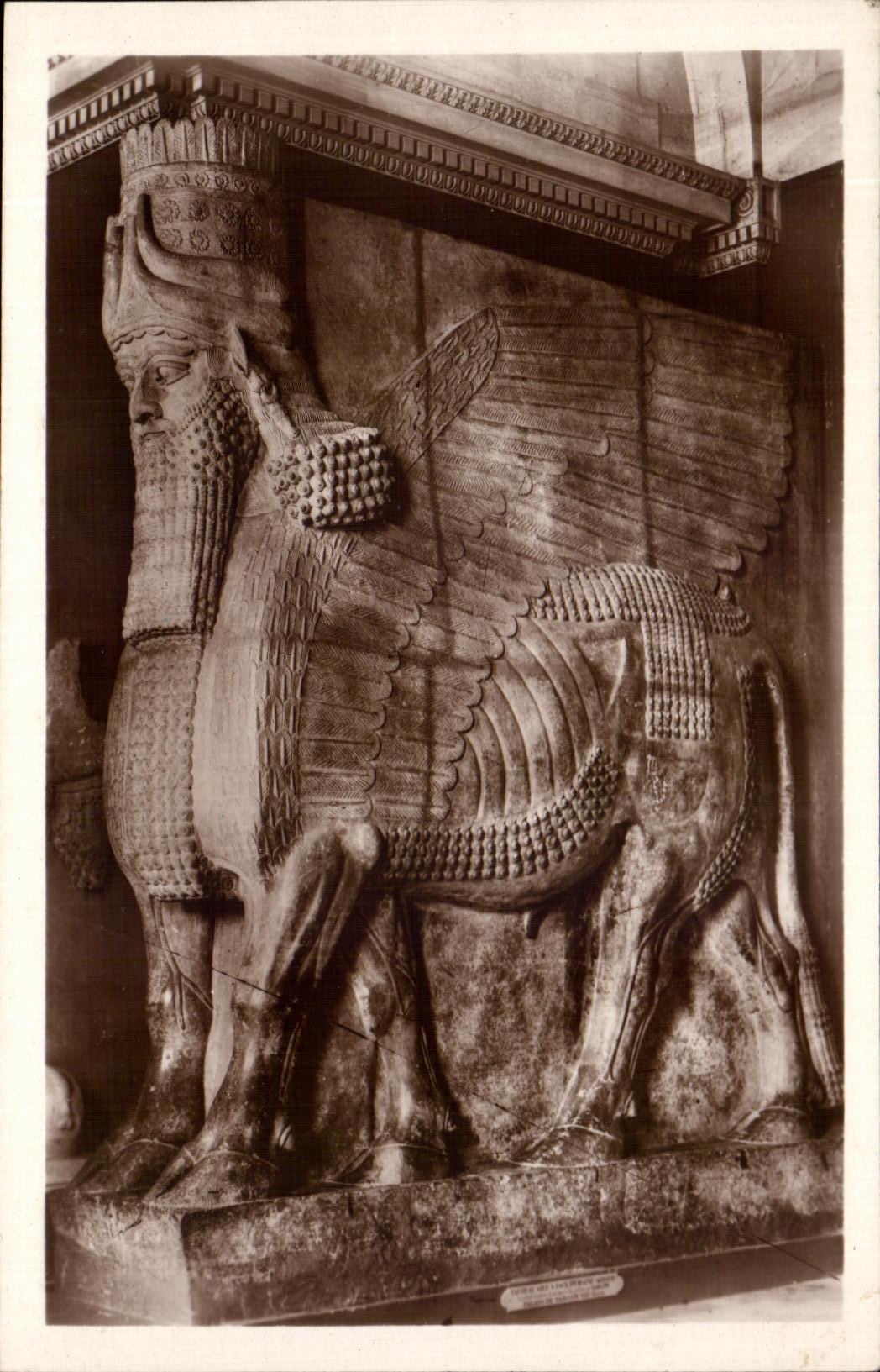 CPA Louvre Taureau wing has human head king Sargon