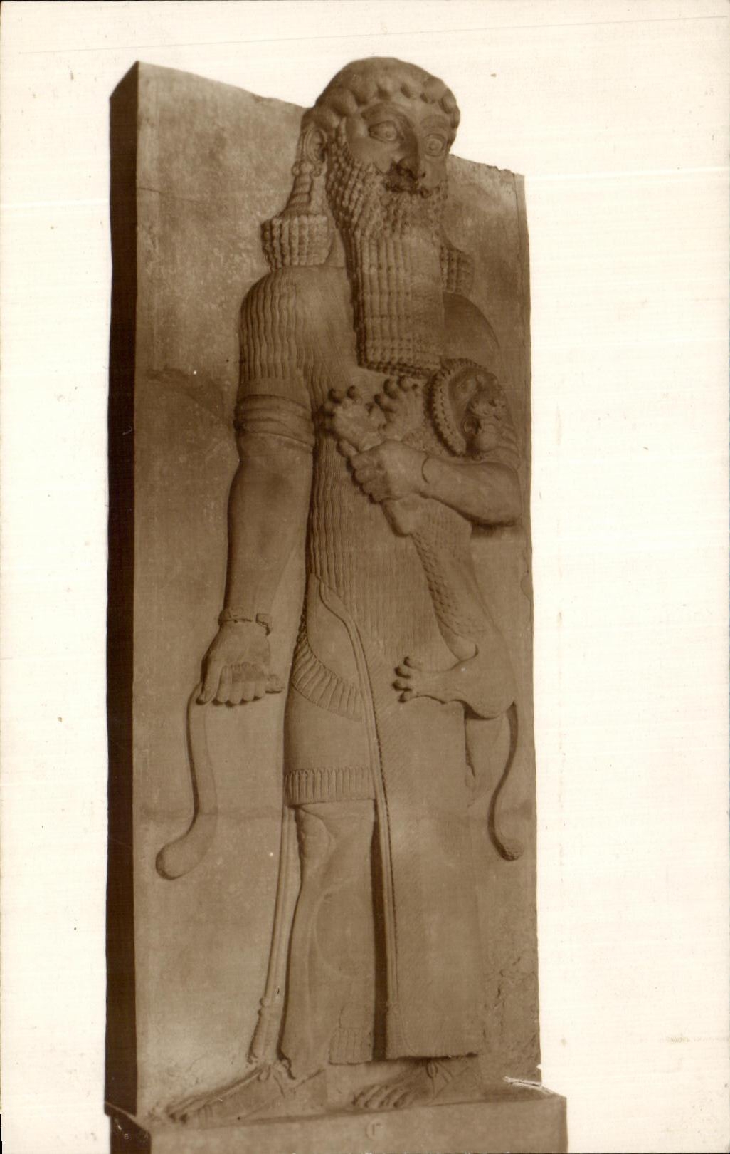 CPA Louvre the damper of Lions